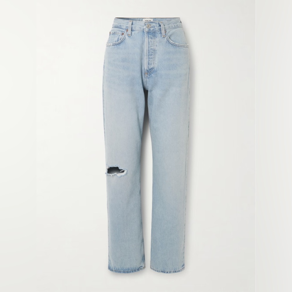 🩵Agolde Kelly distressed high rise jeans. Size 24.